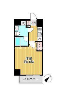 SHOKEN RESIDENCE横浜戸部II(1K/3階)の間取り写真