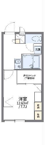レオパレスアーレン(1K/2階)の間取り写真