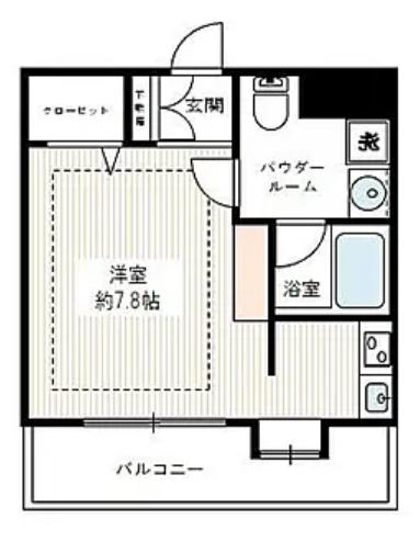 VIVRE本郷(ワンルーム/4階)の間取り写真