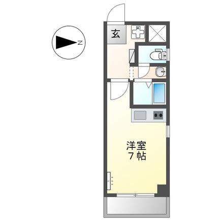 REFORTE(1K/3階)の間取り写真