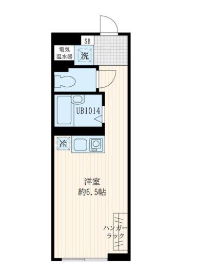 LIVE FLAT蓮沼(ワンルーム/3階)の間取り写真