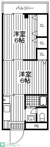 Y-HOME 2(2K/3階)の間取り写真