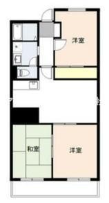 第5千代田マンション(3LDK/3階)の間取り写真