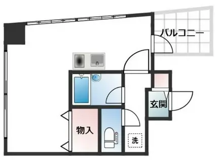 早稲田ノースウエストビルディング(ワンルーム/3階)の間取り写真