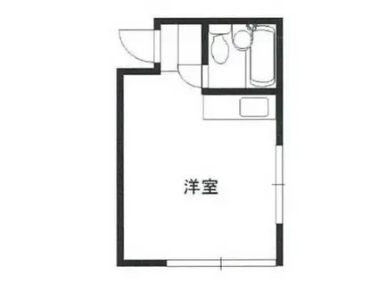 ヴィップ新大久保(ワンルーム/2階)の間取り写真