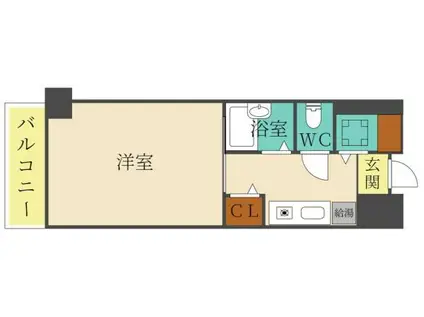 サンロードII新大阪(1K/3階)の間取り写真