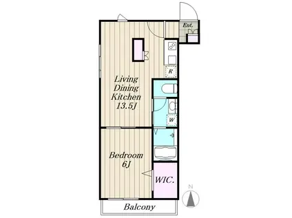 アーバンハウス(1LDK/3階)の間取り写真