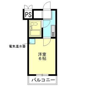 リード岡崎248(1K/2階)の間取り写真