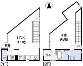CON-FLEX(1LDK/1階)の間取り写真