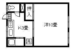 GRANVERDE KORAI(1K/2階)の間取り写真