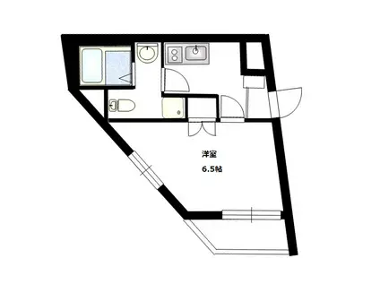 BCASAYOKOHAMANAGATA(1K/1階)の間取り写真