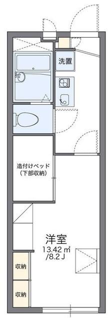 レオパレスSIRHOUSE(1K/1階)の間取り写真