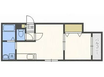 コンファーレ(1LDK/3階)の間取り写真