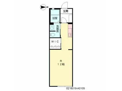 メゾンパリス坂之上 (ワンルーム/1階)の間取り写真