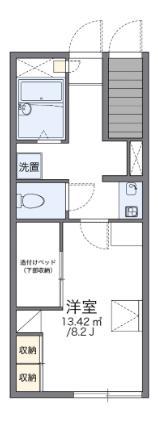 レオパレスカワシマ(1K/1階)の間取り写真