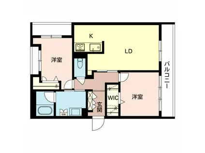 LA CACHETTE DE SAY(2LDK/3階)の間取り写真