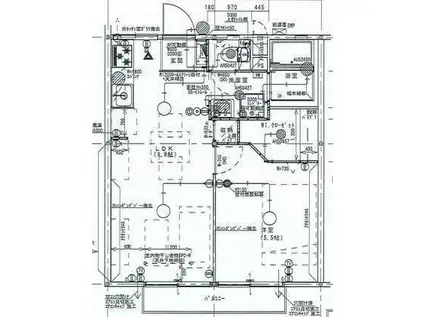 シティー御立(1LDK/2階)の間取り写真