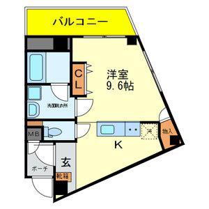地下鉄谷町線 天神橋筋六丁目駅 徒歩4分 8階建 築12年(ワンルーム/5階)の間取り写真