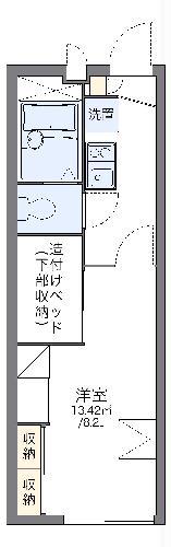 レオパレス片岸(1K/2階)の間取り写真