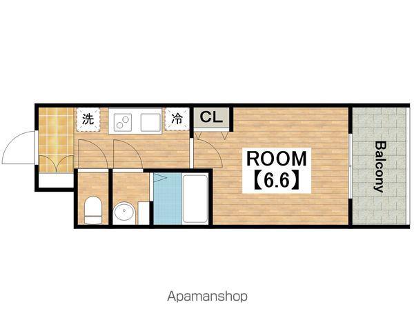 S-RESIDENCE堺湊駅前AZURE(1K/3階)の間取り写真
