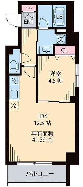 RECOLTE VILLE 高円寺(1LDK/3階)の間取り写真