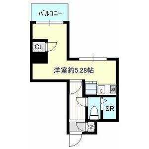 プレアール姫路龍野町(ワンルーム/3階)の間取り写真