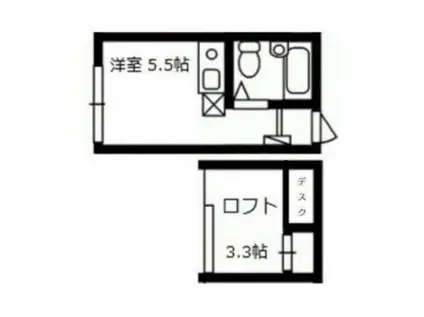 GRACE吉祥寺II(ワンルーム/1階)の間取り写真