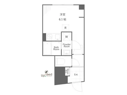 神宮前プレイス(ワンルーム/1階)の間取り写真