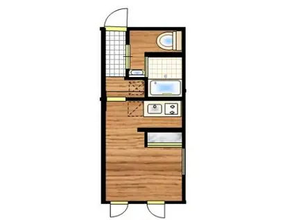 ラピス四谷三丁目(ワンルーム/2階)の間取り写真