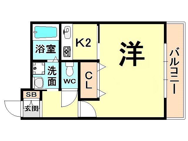 レフィナ-ド西台(1K/5階)の間取り写真