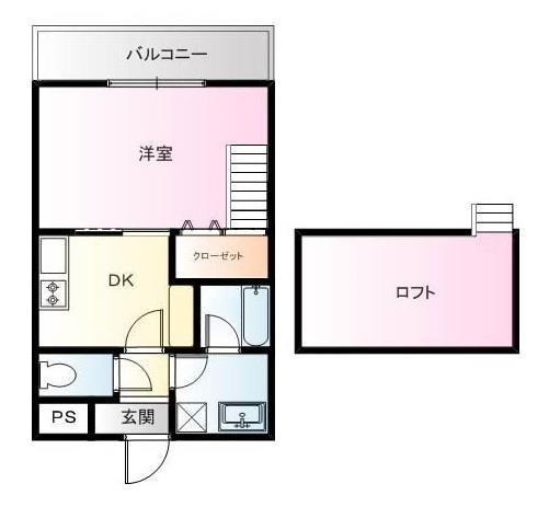 京町キングダム(1DK/4階)の間取り写真