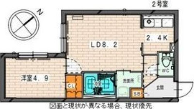 BBLOOM 14(1LDK/4階)の間取り写真