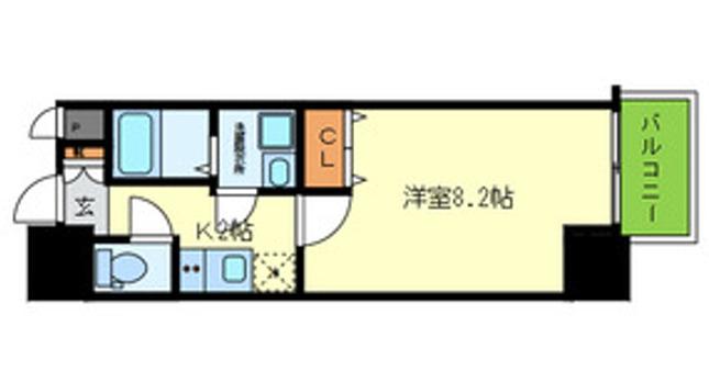 Y&RINO RESIDENCE(1K/3階)の間取り写真