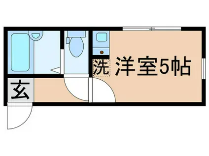 グランカーサ金町(ワンルーム/1階)の間取り写真