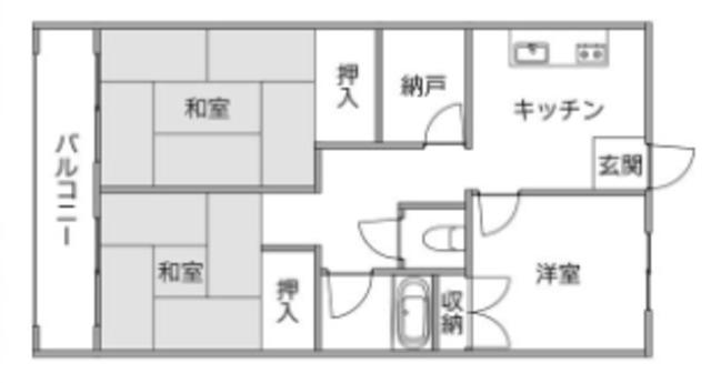 大熊マンション(3K/3階)の間取り写真