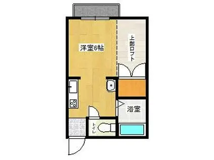 プチメゾン旭(1K/2階)の間取り写真
