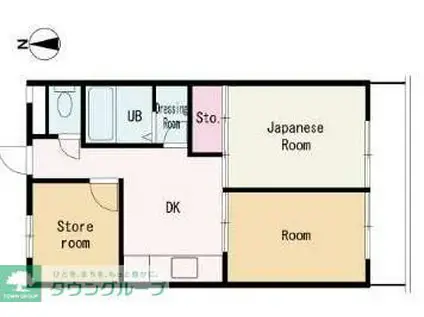 リグランド国立(2SDK/1階)の間取り写真