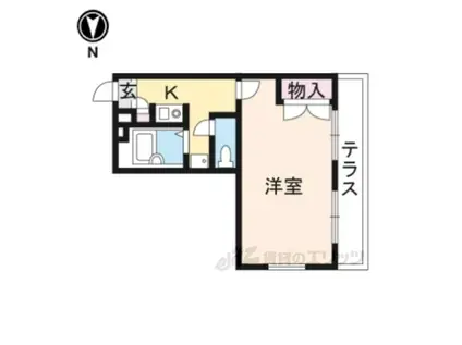 レオパレス関屋(1K/1階)の間取り写真