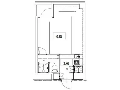 三番町パークライフ(ワンルーム/3階)の間取り写真