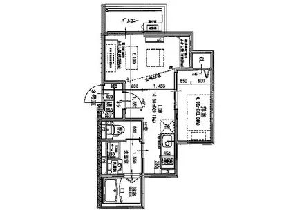 JACK HOSOKOMEI(1LDK/1階)の間取り写真