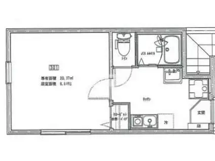 リーヴェルポート金沢文庫SELENEリーヴェルポートカナザワブンコセ(1K/3階)の間取り写真