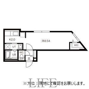 リアライズ菊水(1K/2階)の間取り写真