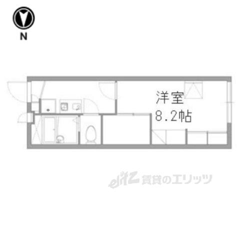 レオパレスメゾンドールほのか(1K/1階)の間取り写真