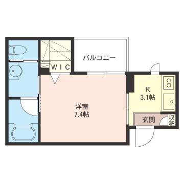 SIENOU(1K/3階)の間取り写真