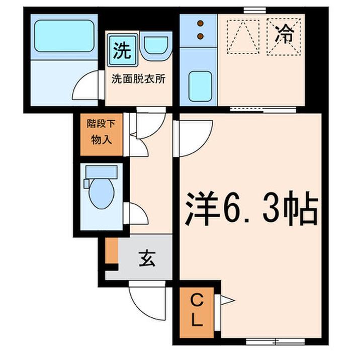 大田区池上1丁目計画(1K/1階)の間取り写真