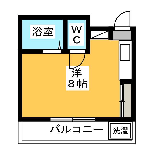 メゾンシルエラ(ワンルーム/3階)の間取り写真