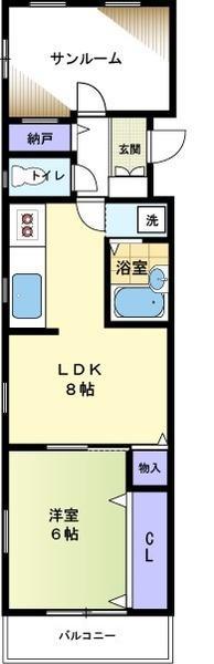 目白FT・HOUSE(1SLDK/3階)の間取り写真