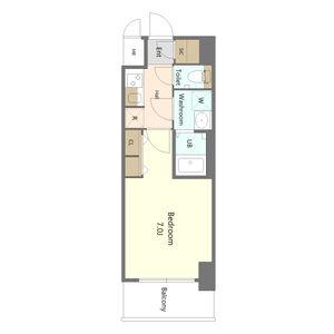S-RESIDENCE名古屋菊井ALINE(1K/3階)の間取り写真