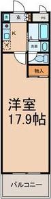 岩井ビル(1K/5階)の間取り写真