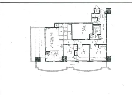 アパガーデンコート駅西(4LDK/4階)の間取り写真